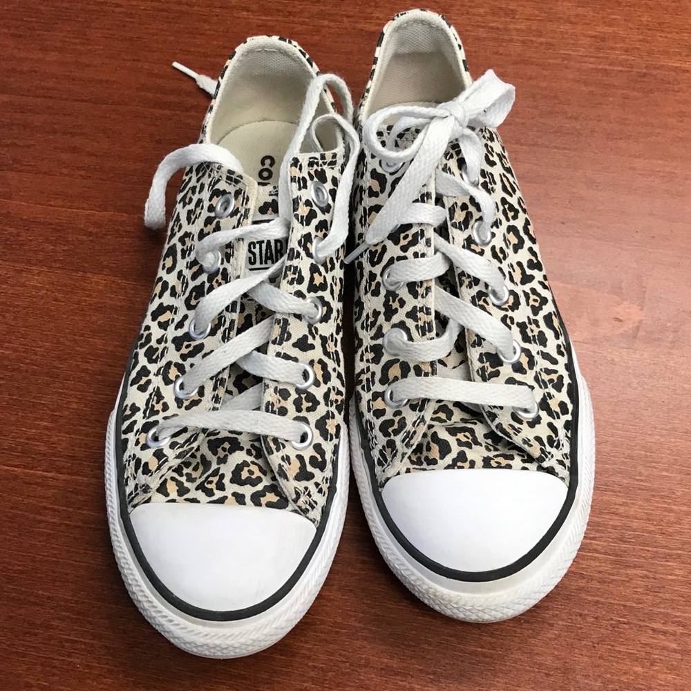 Converse Leopard Kids Low Top Sneaker